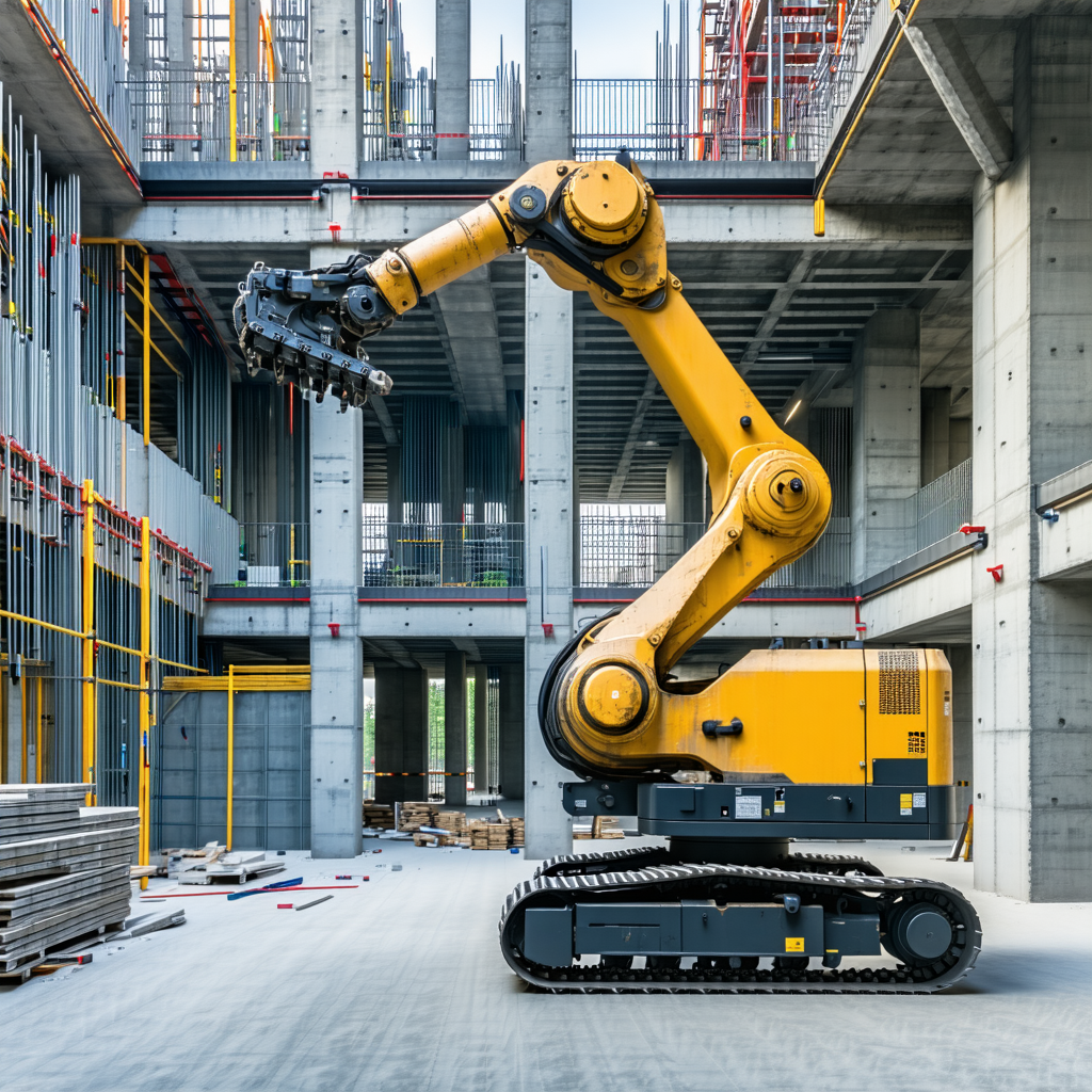 AI Construction Robot at work